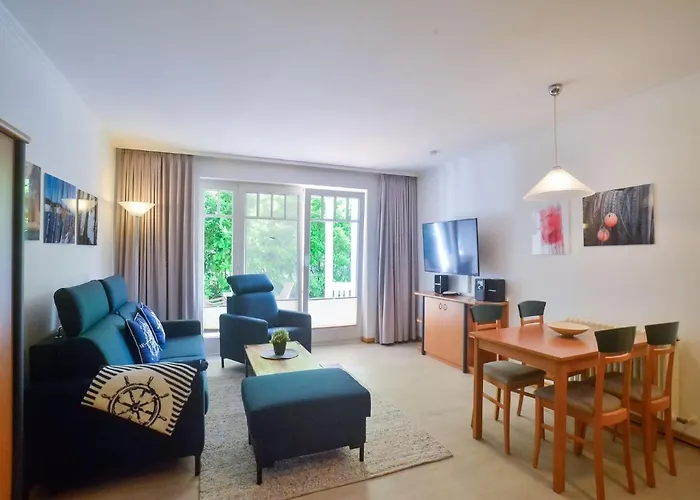 Duenenpark Binz - Komfort Ferienwohnung Mit 1 Schlafzimmer Und Terrasse Im Erdgeschoss 199